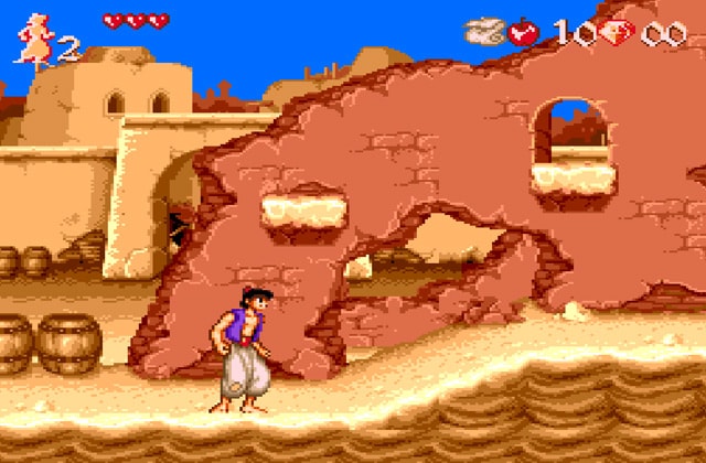 Скриншот игры Aladdin 2