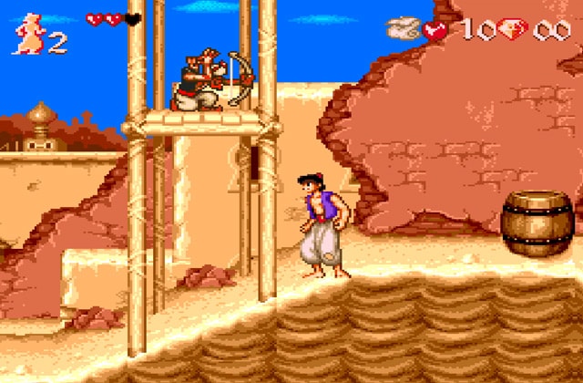 Скриншот игры Aladdin 2