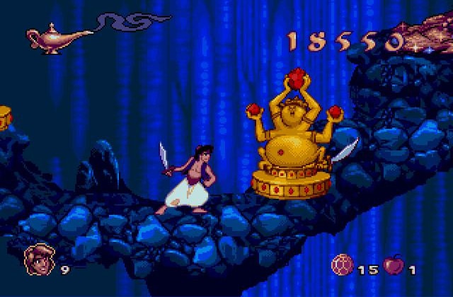 Скриншот игры Aladdin