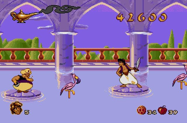 Скриншот игры Aladdin