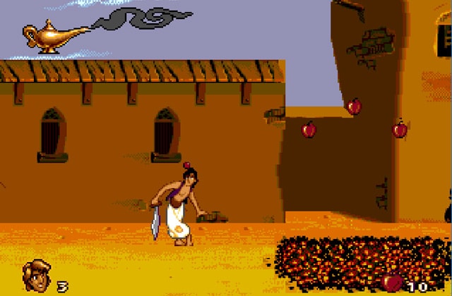 Скриншот игры Aladdin