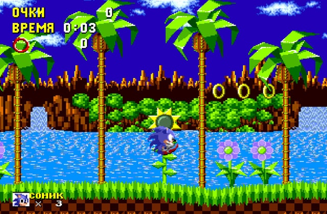 Скриншот игры Sonic The Hedgehog
