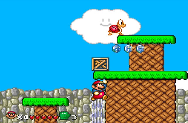 Скриншот игры Super Mario World