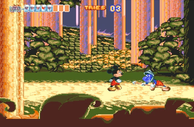 Скриншот игры World of Illusion Starring Mickey Mouse & Donald Duck