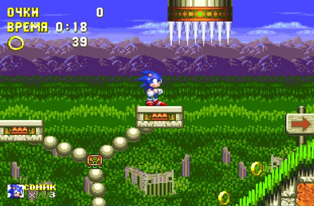 Скриншот игры Sonic The Hedgehog 3