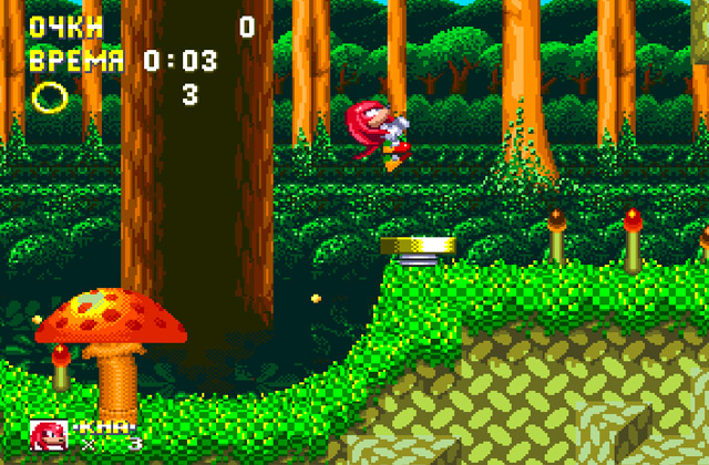 Скриншот игры Sonic And Knuckles