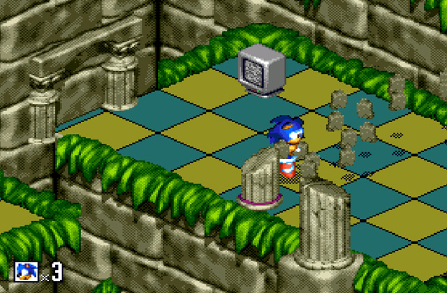 Скриншот игры Sonic 3D Blast