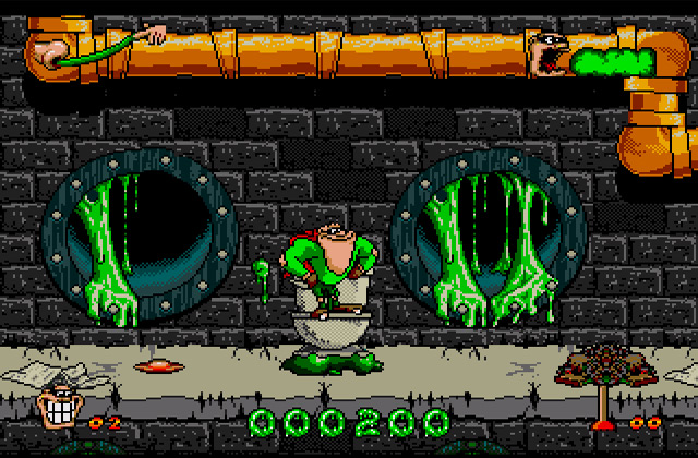 Скриншот игры Boogerman: A Pick And Flick Adventure
