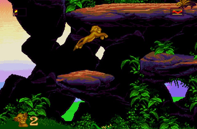 Скриншот игры The Lion King