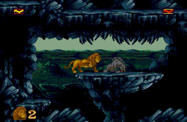 Скриншот игры The Lion King