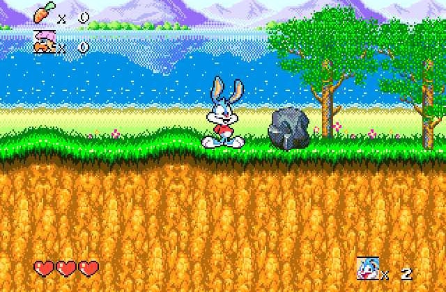 Скриншот игры Tiny Toon Adventures - Buster’s Hidden Treasure