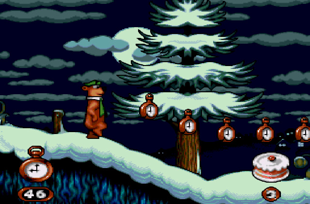 Скриншот игры Yogi Bear’s Cartoon Capers