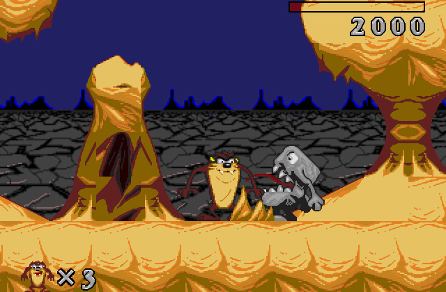 Скриншот игры Taz-Mania