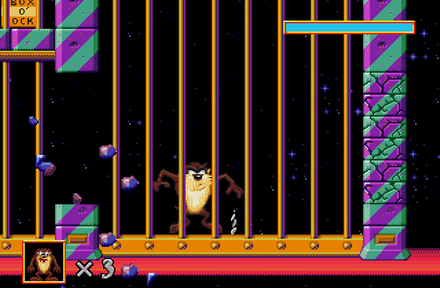 Скриншот игры Taz In Escape From Mars