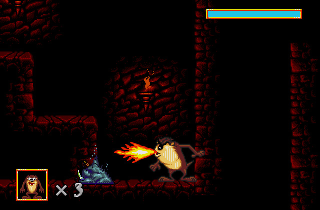 Скриншот игры Taz In Escape From Mars