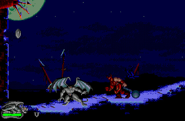 Скриншот игры Gargoyles