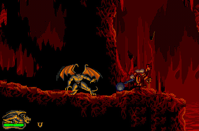 Скриншот игры Gargoyles