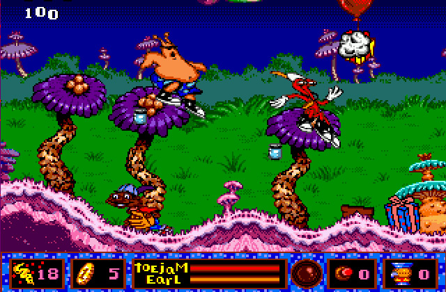 Скриншот игры ToeJam & Earl in Panic on Funkotron