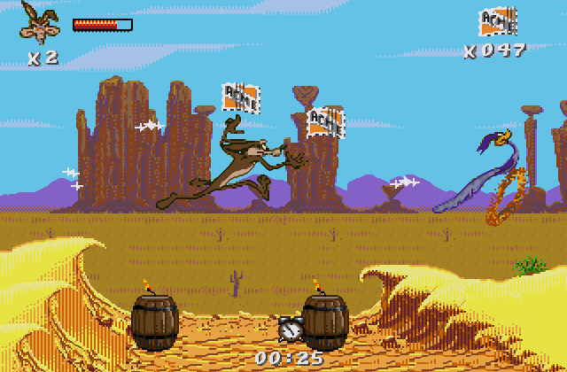 Скриншот игры Desert Demolition