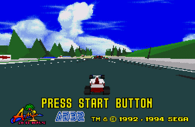 Скриншот игры Virtua Racing