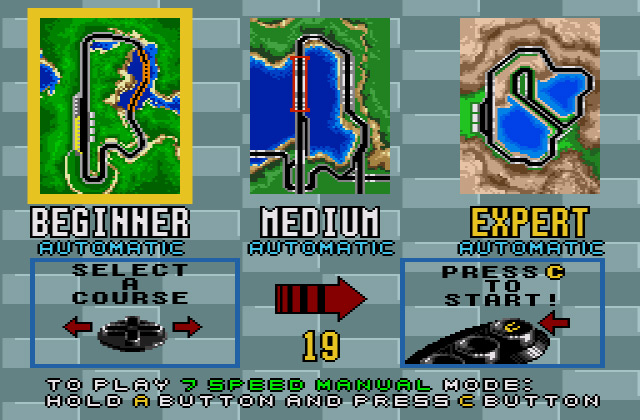 Скриншот игры Virtua Racing