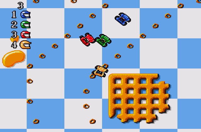 Скриншот игры Micro Machines