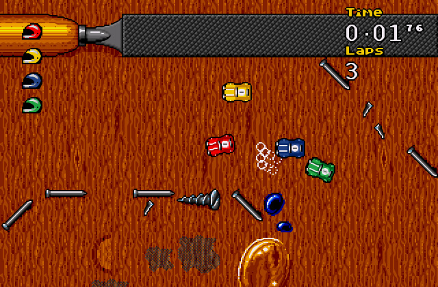 Скриншот игры Micro Machines - Turbo Tournament '96