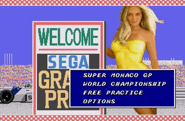 Скриншот игры Super Monaco Grand Prix