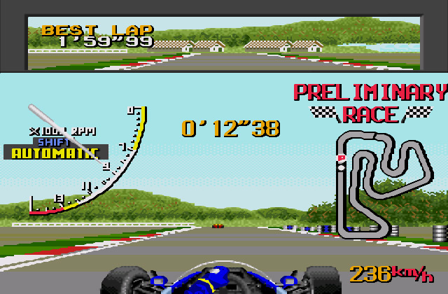 Скриншот игры Ayrton Senna’s Super Monaco GP 2