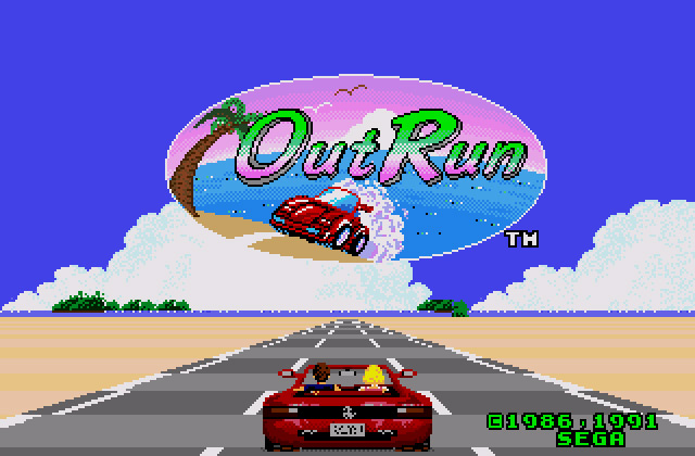 Скриншот игры OutRun