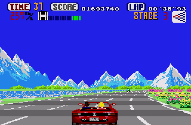 Скриншот игры OutRun