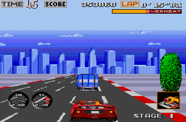 Скриншот игры Turbo OutRun