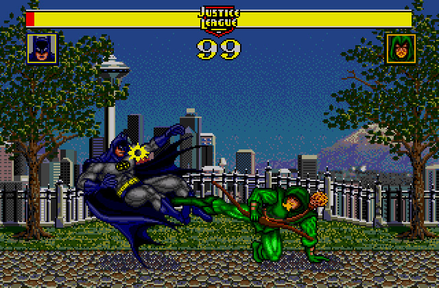 Скриншот игры Justice League Task Force
