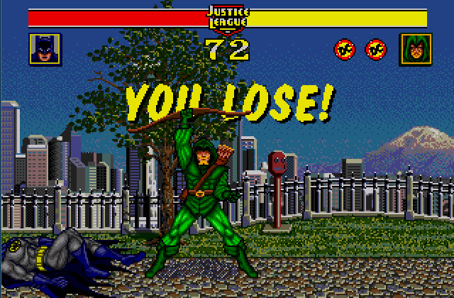 Скриншот игры Justice League Task Force