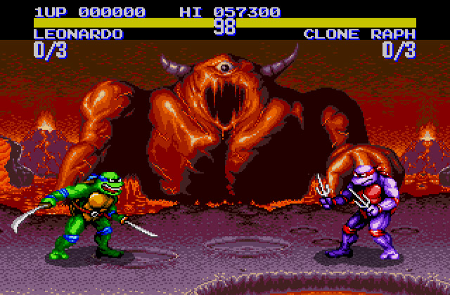 Скриншот игры Teenage Mutant Ninja Turtles - Tournament Fighters