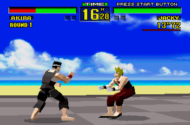 Скриншот игры Virtua Fighter