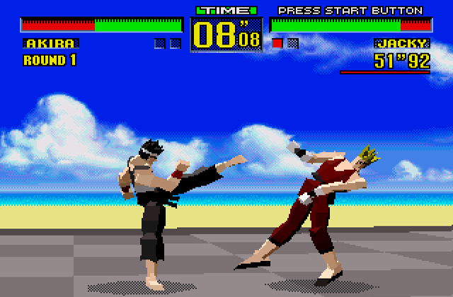 Скриншот игры Virtua Fighter