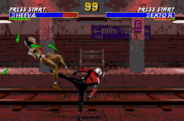 Скриншот игры Mortal Kombat 3
