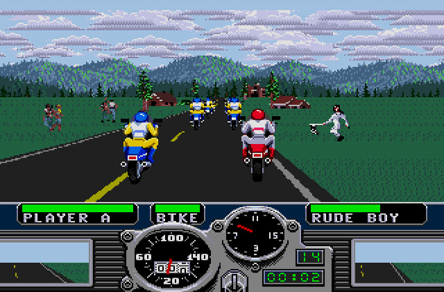 Скриншот игры Road Rash