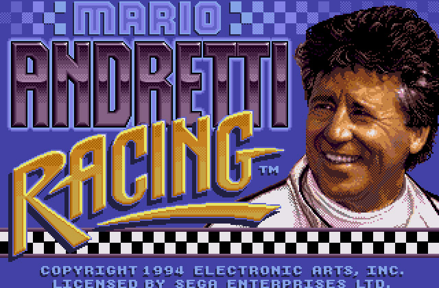 Скриншот игры Mario Andretti Racing