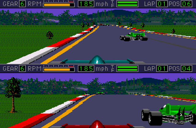 Скриншот игры Mario Andretti Racing