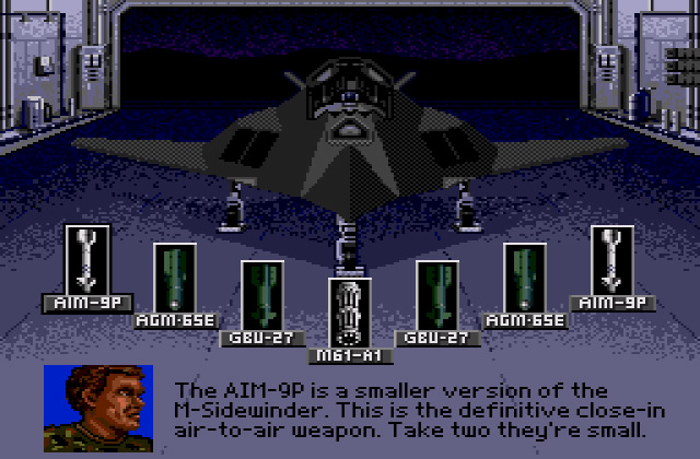 Скриншот игры F-117 Night Storm