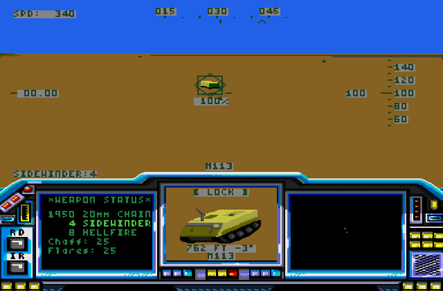 Скриншот игры LHX Attack Chopper