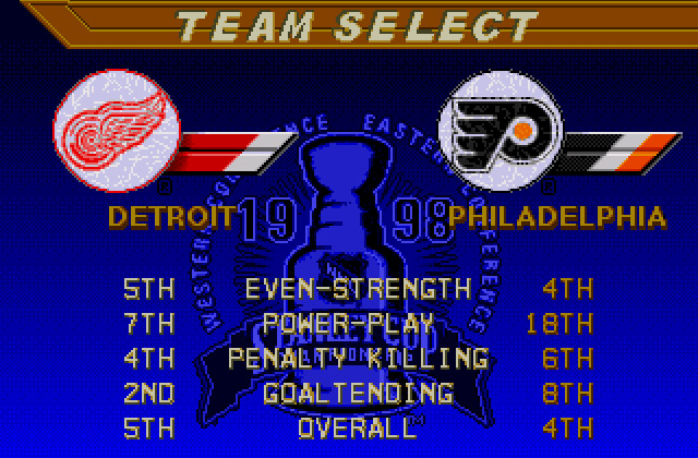Скриншот игры NHL 98