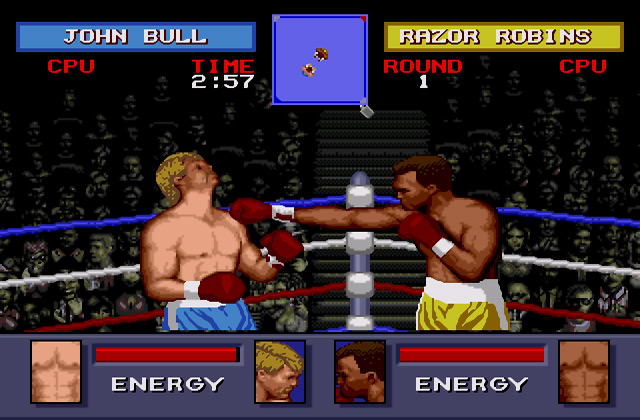 Скриншот игры Evander Holyfield's Real Deal Boxing
