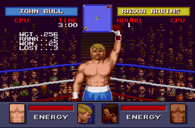 Скриншот игры Evander Holyfield's Real Deal Boxing