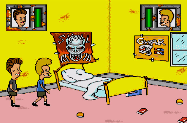 Скриншот игры Beavis And Butt-Head