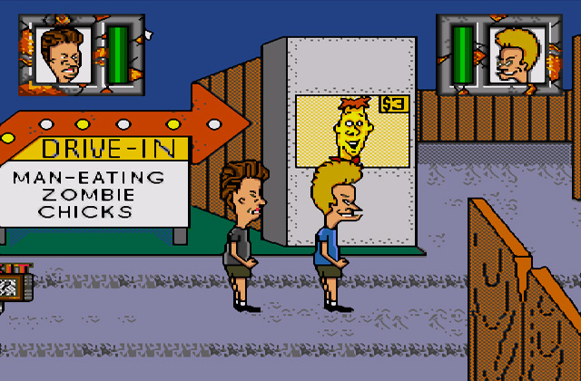 Скриншот игры Beavis And Butt-Head