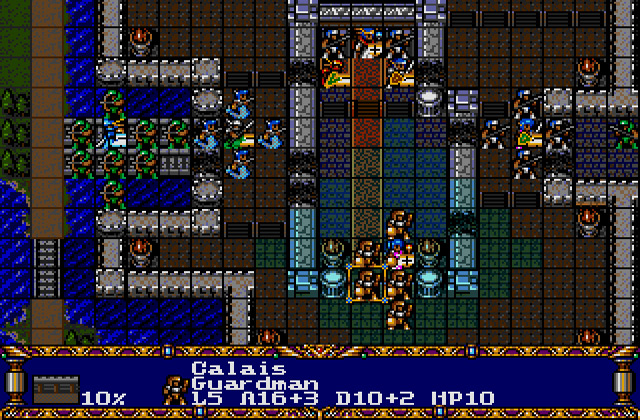 Скриншот игры Warsong (Langrisser)