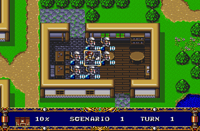 Скриншот игры Langrisser 2